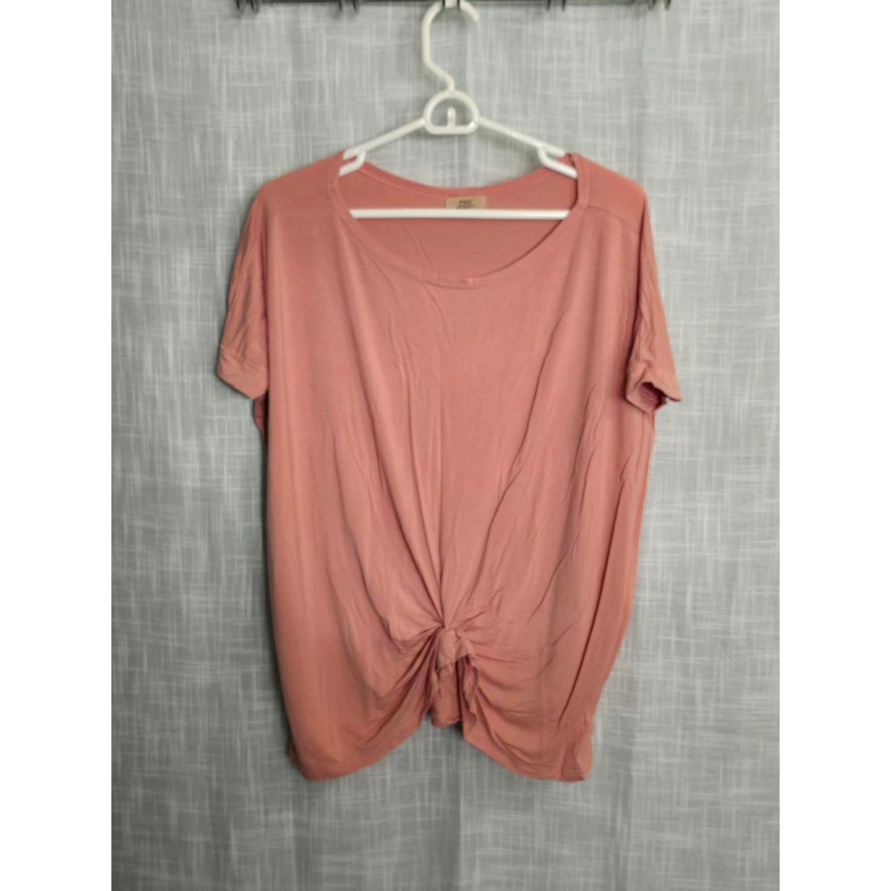 Women's Piko Top Size S Salmon Short‎ Sleeve